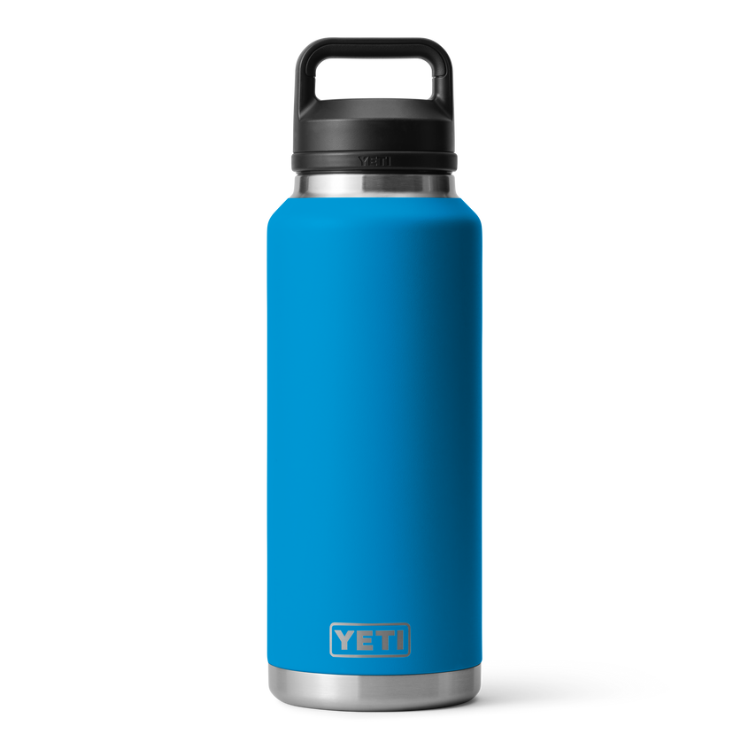 YETI Rambler® 46 oz (1.4L) Bottle With Chug Cap Big Wave Blue