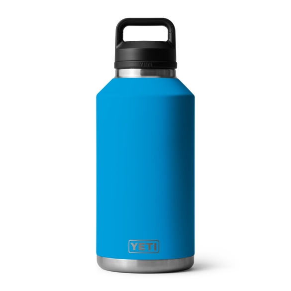 YETI Rambler® 64 oz (1.9 L) Bottle With Chug Cap Big Wave Blue