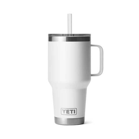 YETI Rambler® 35 oz (1L) Straw Mug White