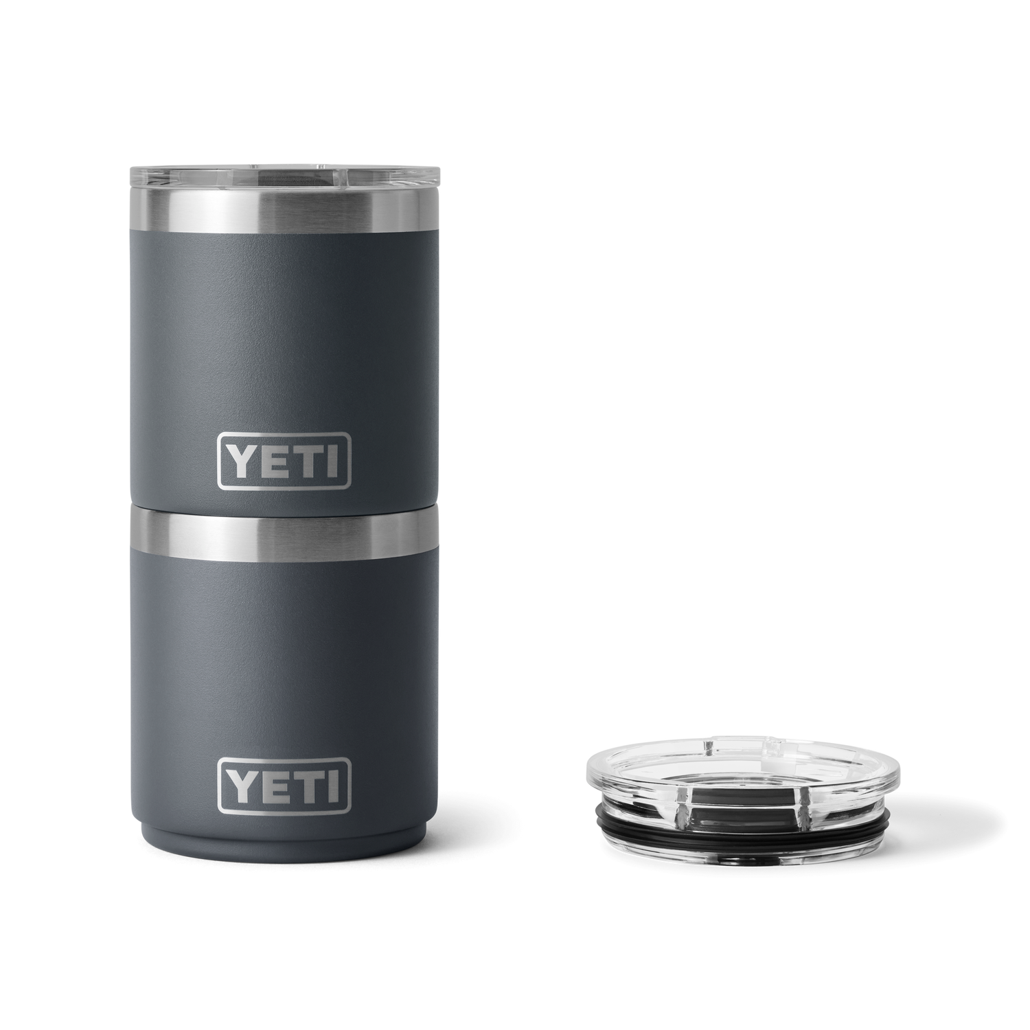 YETI 10 oz Stackable Lowball with Magslider™ lid Charcoal