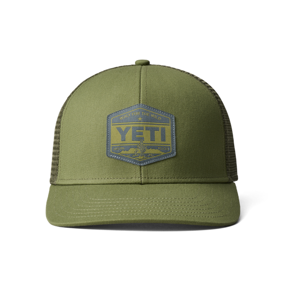 YETI Trucker Hat Dark Moss Dark Moss