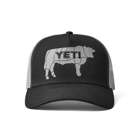 YETI Mid Pro Trucker Hat Black Black