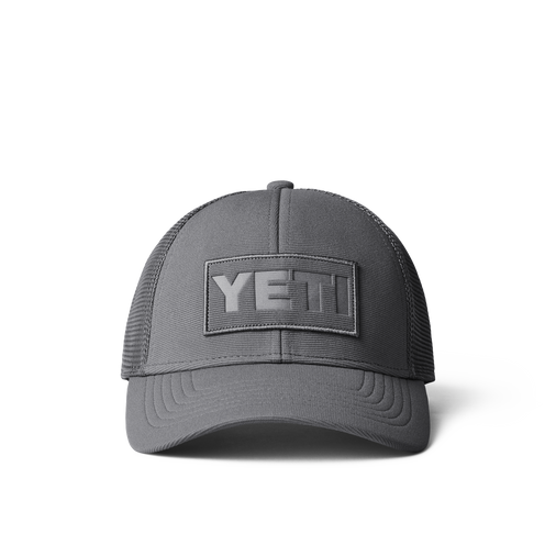 YETI Grey on Grey Patch Trucker Hat Grey