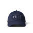 YETI Navy on Navy Trucker Hat Navy